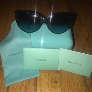 Tiffany & Co. Atlas Collection Blue Sunglasses